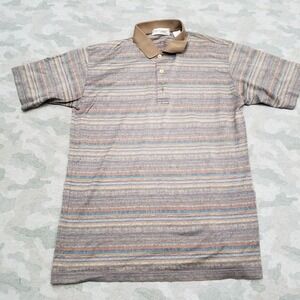 Vintage St.Croix Polo Shirt Mens Medium Multicolor Short Sleeve